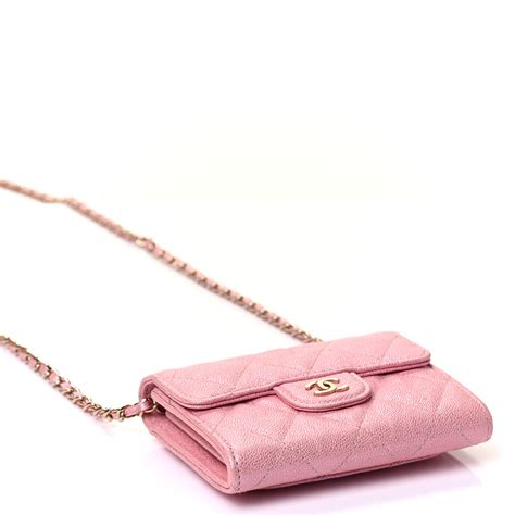 Shop CHANEL FLAP CARD HOLDER WITH CHAIN 